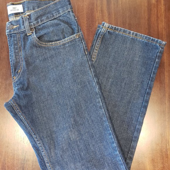 Levi's Other - Levi's - Men's - 505 Regular Dark Blue Wash Jeans - Size W28 L28